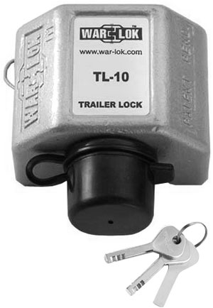 Invero Container Lorry Trailer Lock High Security Hardened Steel Door Lock with Security Graded Padlock and 4 Keys Included 