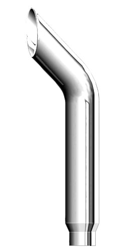 6 inch Bullhorn Reduced Plain Made in America Chrome Stacks